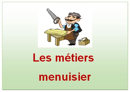 Les métiers : un menuisier