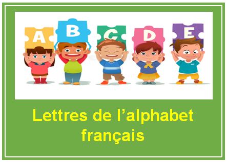 Lettres de l’alphabet français