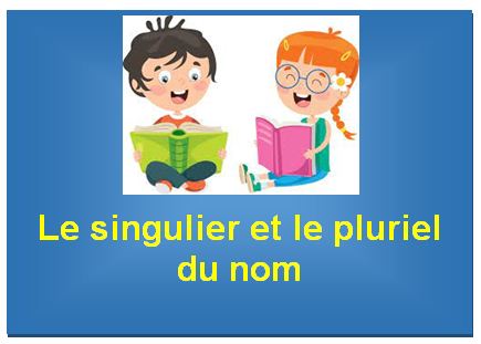 <strong>Le singulier et le pluriel du nom</strong>